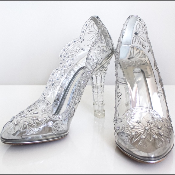 $1800 Dolce&Gabbana Cinderella Clear Plexi Shoes - Picture 6 of 16